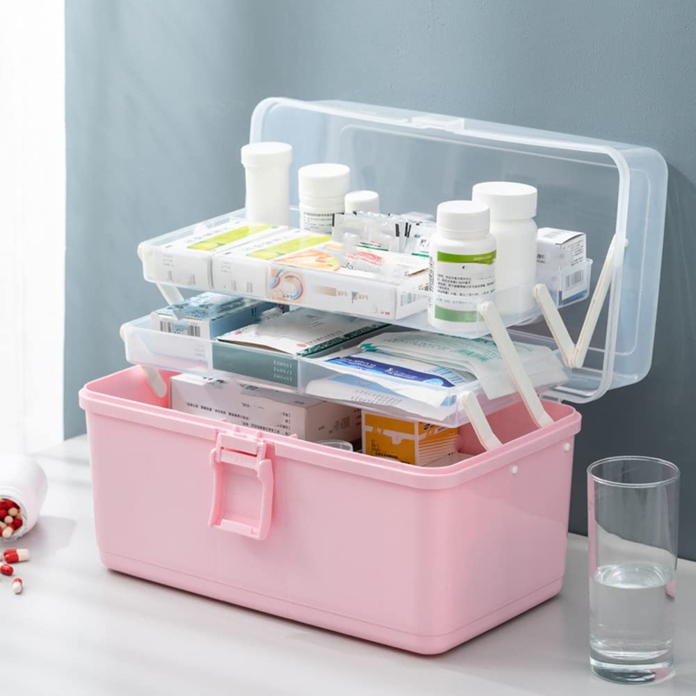 プチヴェールボックス 収納ボックス トレカ収納 救急箱 透明 2個 セット ② プチヴェールボックス 収納ボックス トレカ収納 救急箱 透明 2個